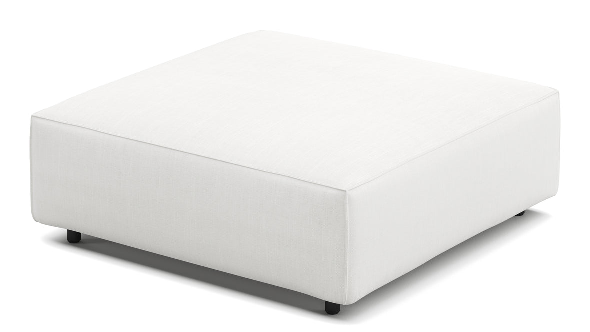 Extrasoft - Extrasoft Sectional Module, Small Seat, White Linen