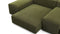 Extrasoft - Extrasoft Sectional Sofa, Combination 1, Right, Spruce Luxe Velvet