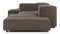 Extrasoft - Extrasoft Sectional Sofa, Combination 2, Left, Coffee Brushed Weave