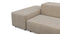 Extrasoft - Extrasoft Sectional Sofa, Large Left Corner, Biscotti Brushed Weave