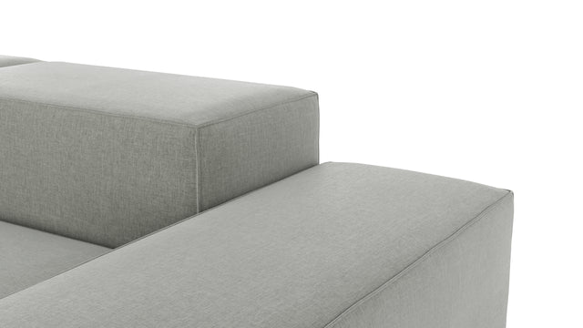 Extrasoft - Extrasoft Sectional Sofa, Large Right Corner, Soft Gray Brushed Weave