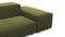 Extrasoft - Extrasoft Sectional Sofa, Left Corner, Spruce Luxe Velvet