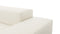 Extrasoft - Extrasoft Sectional Sofa, Open End Sofa, Left, Ivory Chenille