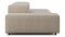 Extrasoft - Extrasoft Sectional Sofa, Open End Sofa, Right, Biscotti Brushed Weave