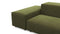 Extrasoft - Extrasoft Sectional Sofa, Open End Sofa, Right, Spruce Luxe Velvet