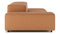 Extrasoft - Extrasoft Sectional Sofa, Open End Sofa, Right, Tan Vegan Leather