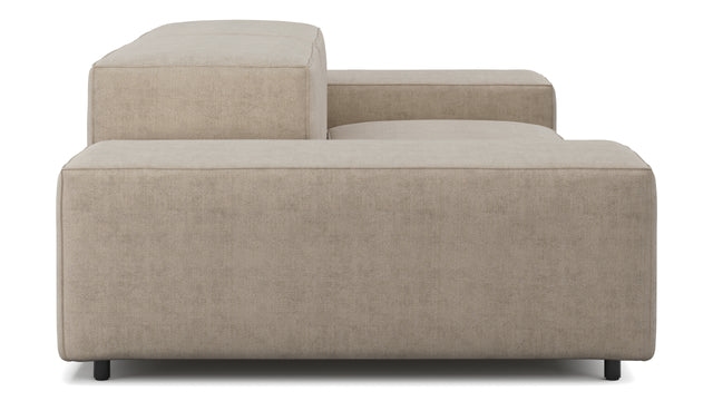 Extrasoft - Extrasoft Sectional Sofa, Two Seater Sofa, Biscotti Brushed Weave