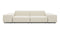 Extrasoft - Extrasoft Sectional Sofa, Two Seater Sofa, Ivory Chenille