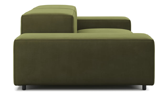 Extrasoft - Extrasoft Sectional Sofa, Two Seater Sofa, Spruce Luxe Velvet