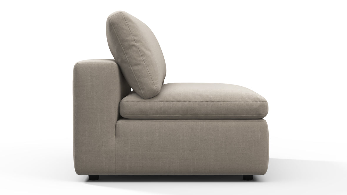 Sky - Sky Sofa Module, Armless, Beige Linen