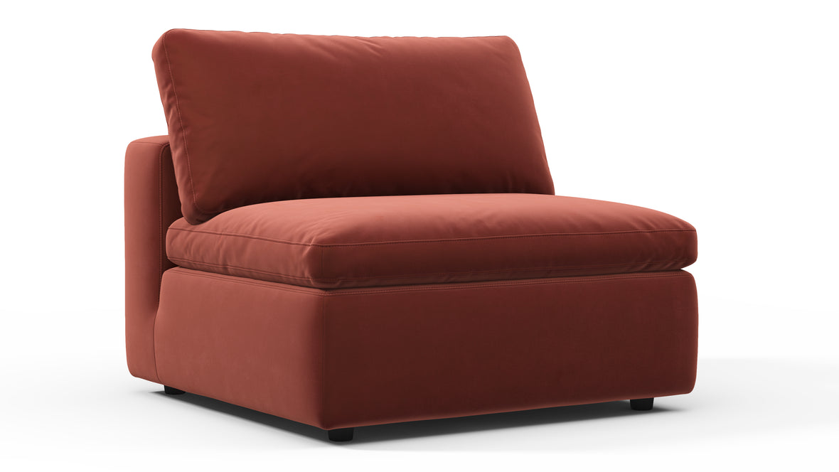 Sky - Sky Sofa Module, Armless, Cinnamon Velvet