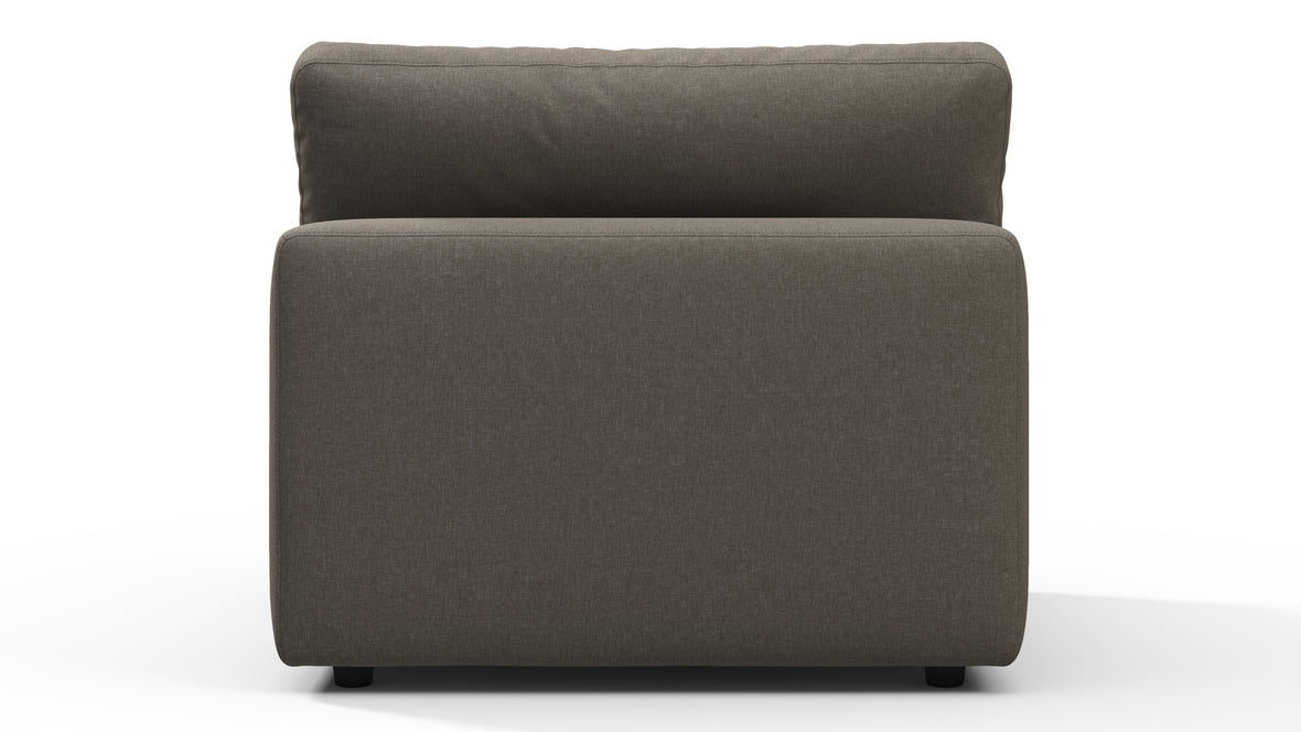 Sky - Sky Sofa Module, Armless, Coffee Brushed Weave