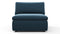 Sky - Sky Sofa Module, Armless, Prussian Blue Luxe Velvet