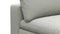 Sky - Sky Sofa Module, Armless, Soft Gray Brushed Weave