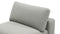 Sky - Sky Sofa Module, Armless, Soft Gray Brushed Weave