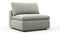 Sky - Sky Sofa Module, Armless, Soft Gray Brushed Weave