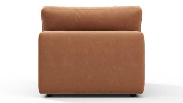 Sky - Sky Sofa Module, Armless, Tan Vegan Leather