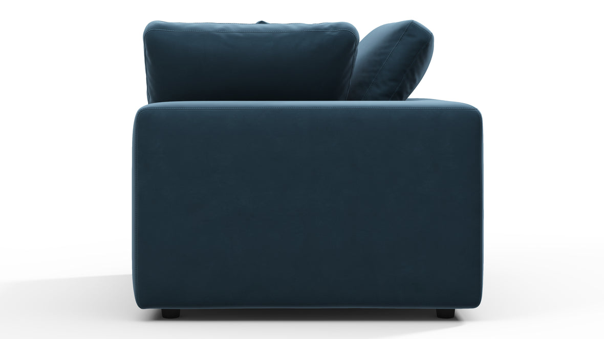 Sky - Sky Sofa Module, Corner, Prussian Blue Luxe Velvet