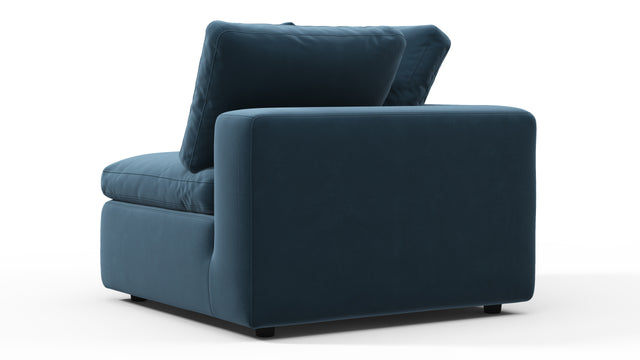 Sky - Sky Sofa Module, Corner, Prussian Blue Luxe Velvet