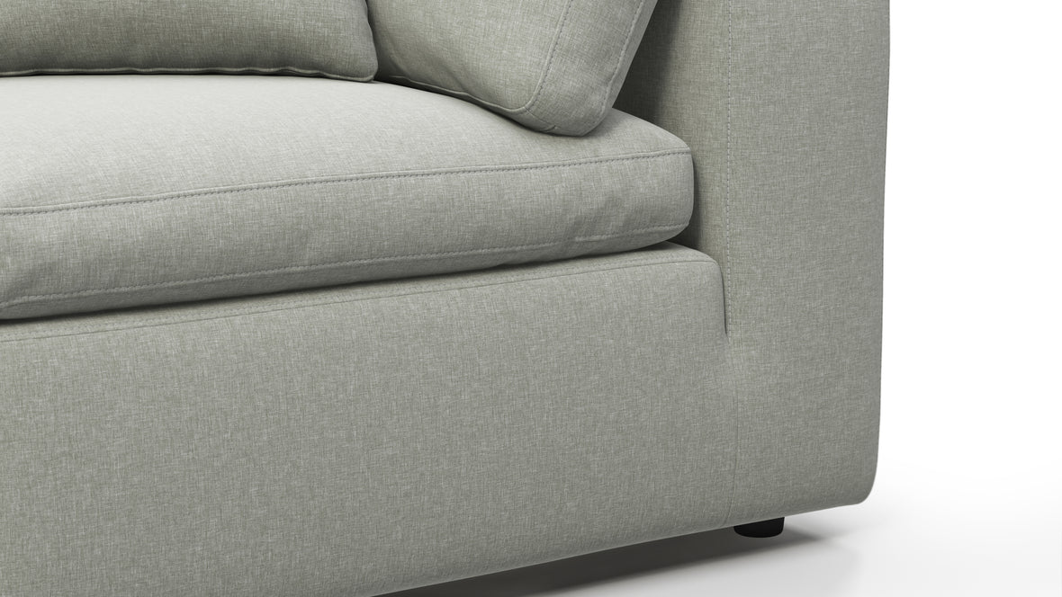 Sky - Sky Sofa Module, Corner, Soft Gray Brushed Weave