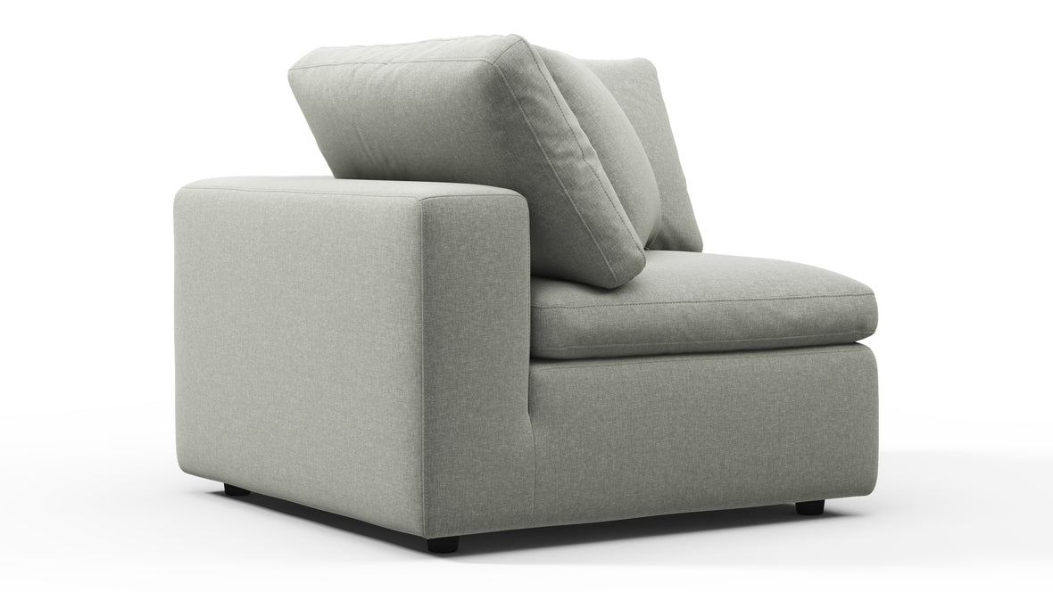 Sky - Sky Sofa Module, Corner, Soft Gray Brushed Weave