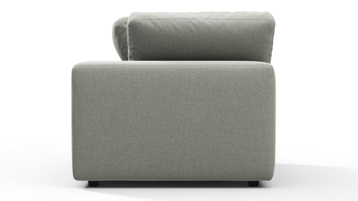 Sky - Sky Sofa Module, Corner, Soft Gray Brushed Weave