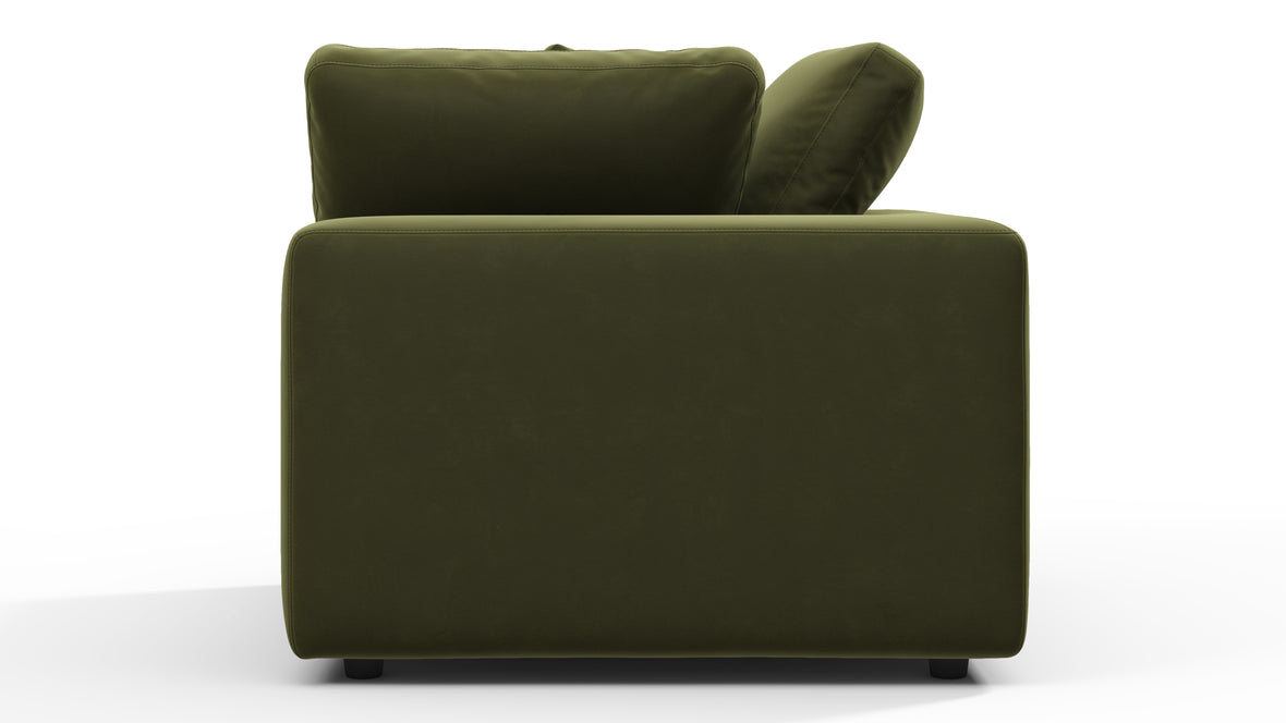 Sky - Sky Sofa Module, Corner, Spruce Luxe Velvet