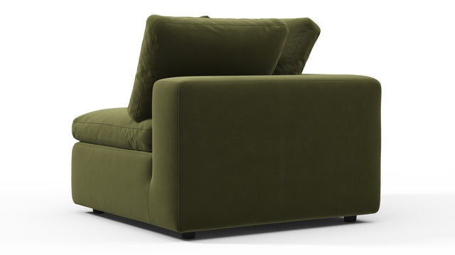 Sky - Sky Sofa Module, Corner, Spruce Luxe Velvet