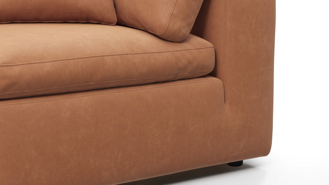 Sky - Sky Sofa Module, Corner, Tan Vegan Leather