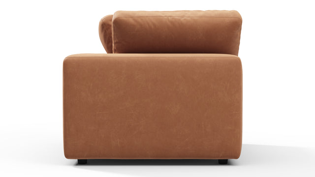 Sky - Sky Sofa Module, Corner, Tan Vegan Leather