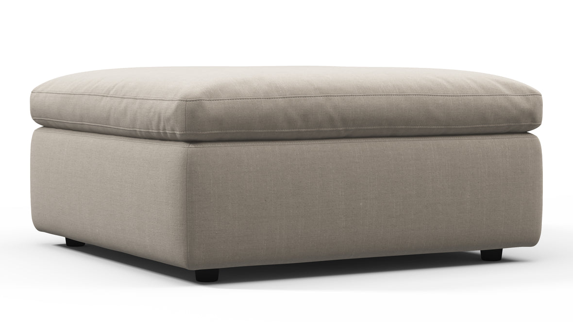 Sky - Sky Sofa Module, Ottoman, Beige Linen