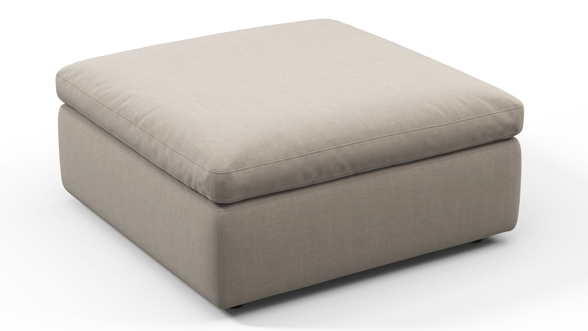 Sky - Sky Sofa Module, Ottoman, Beige Linen