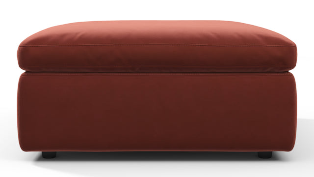 Sky - Sky Sofa Module, Ottoman, Cinnamon Velvet