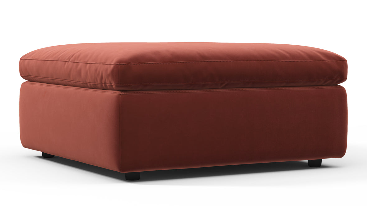 Sky - Sky Sofa Module, Ottoman, Cinnamon Velvet