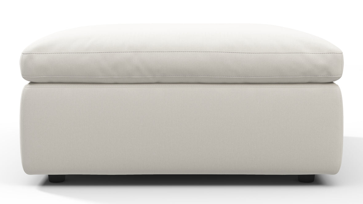 Sky - Sky Sofa Module, Ottoman, Oatmeal Brushed Weave