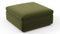 Sky - Sky Sofa Module, Ottoman, Spruce Luxe Velvet