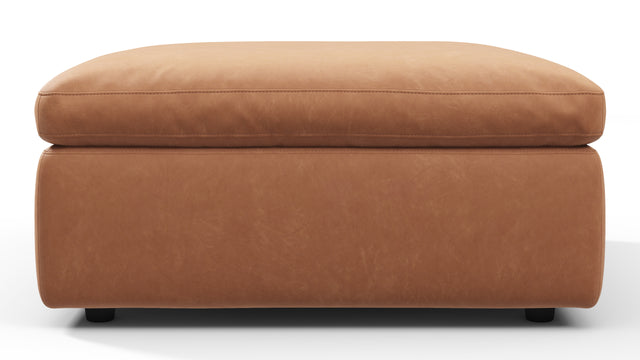 Sky - Sky Sofa Module, Ottoman, Tan Vegan Leather