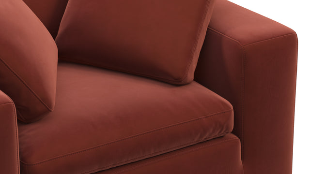 Sky - Sky Armchair, Cinnamon Velvet