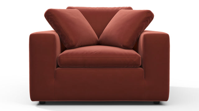 Sky - Sky Armchair, Cinnamon Velvet