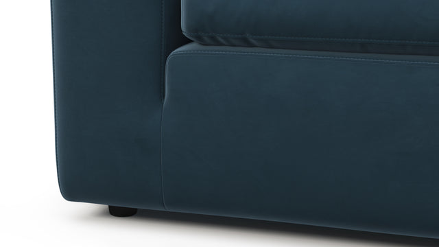 Sky - Sky Armchair, Prussian Blue Luxe Velvet