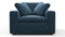 Sky - Sky Armchair, Prussian Blue Luxe Velvet