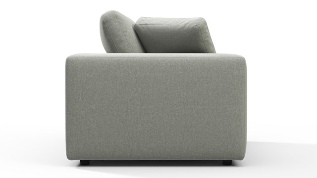 Sky - Sky Armchair, Soft Gray Brushed Weave