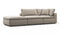 Sky - Sky Open End Sofa, Left, Beige Linen