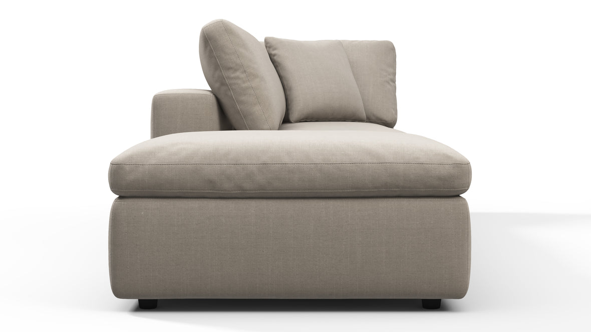 Sky - Sky Open End Sofa, Left, Beige Linen