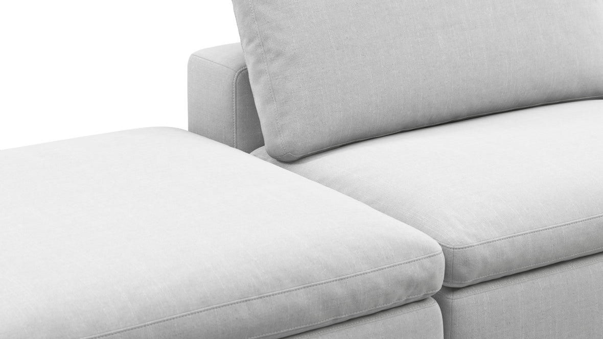 Sky - Sky Open End Sofa, Left, Dove Linen