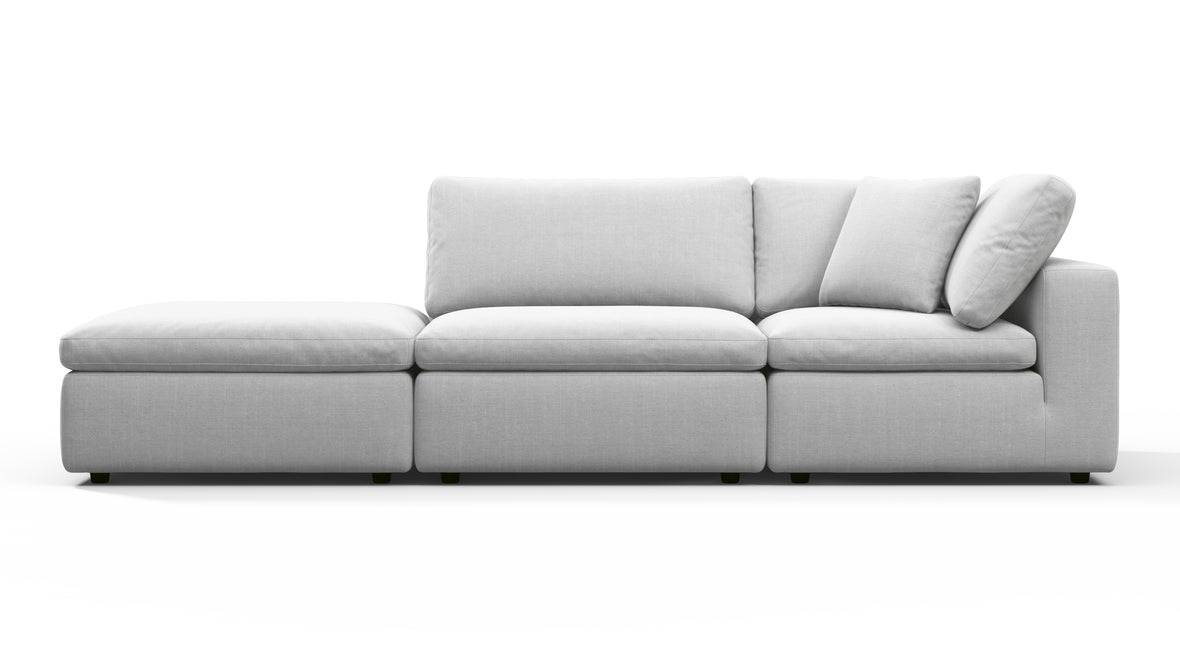 Sky - Sky Open End Sofa, Left, Dove Linen