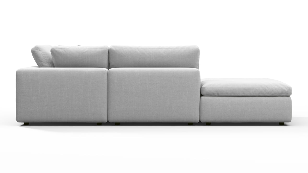 Sky - Sky Open End Sofa, Left, Dove Linen