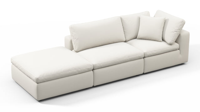 Sky - Sky Open End Sofa, Left, Oatmeal Brushed Weave