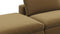 Sky - Sky Open End Sofa, Left, Old Gold Velvet