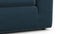 Sky - Sky Open End Sofa, Left, Prussian Blue Luxe Velvet